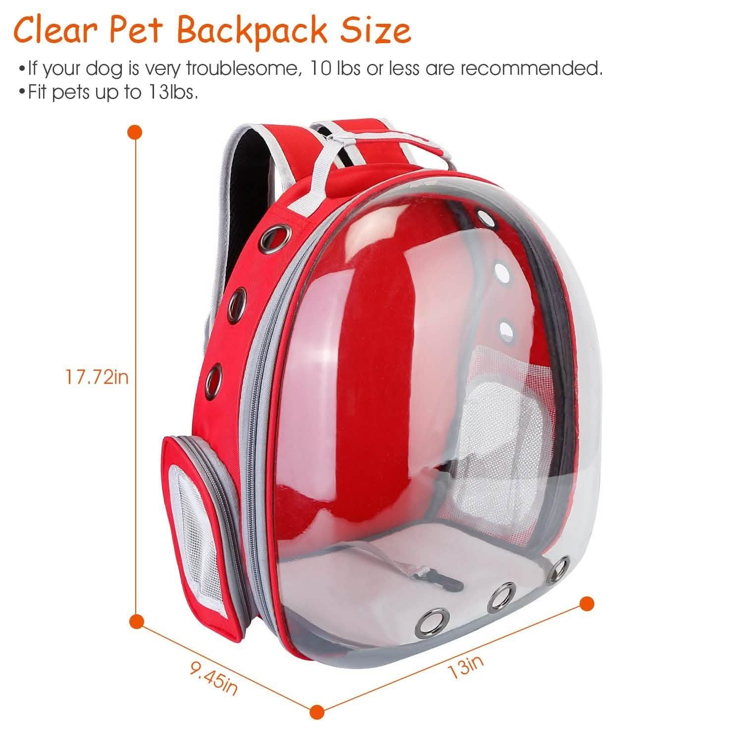 Pet Carrier Ventilate Backpack Pet Supplies - Tophatter Daily Deals