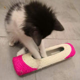 Pet Cat Rolling Sisal Scratching Post Trapped With 3 Ball Training Novely Toy Pet Supplies - Tophatter Daily Deals