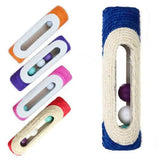 Pet Cat Rolling Sisal Scratching Post Trapped With 3 Ball Training Novely Toy Pet Supplies - Tophatter Daily Deals