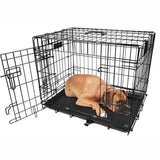 Pet Crates Folding Metal - Assorted Sizes 30" Pet Supplies - Tophatter Daily Deals