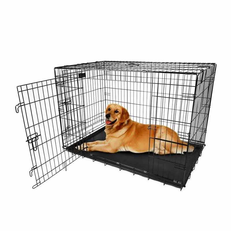 Pet Crates Folding Metal - Assorted Sizes 36" Pet Supplies - Tophatter Daily Deals