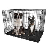 Pet Crates Folding Metal - Assorted Sizes 48" Pet Supplies - Tophatter Daily Deals