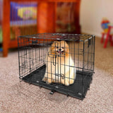 Pet Crates Folding Metal - Assorted Sizes Pet Supplies - Tophatter Daily Deals