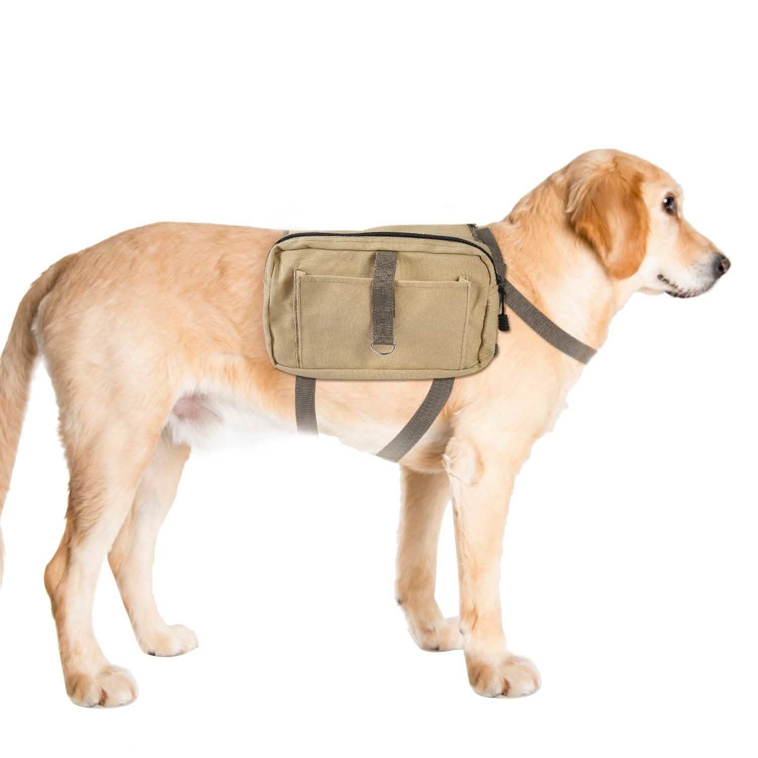 Pet Dog Backpack Hound Hiking Camping Saddle Bag Pet Supplies - Tophatter Daily Deals
