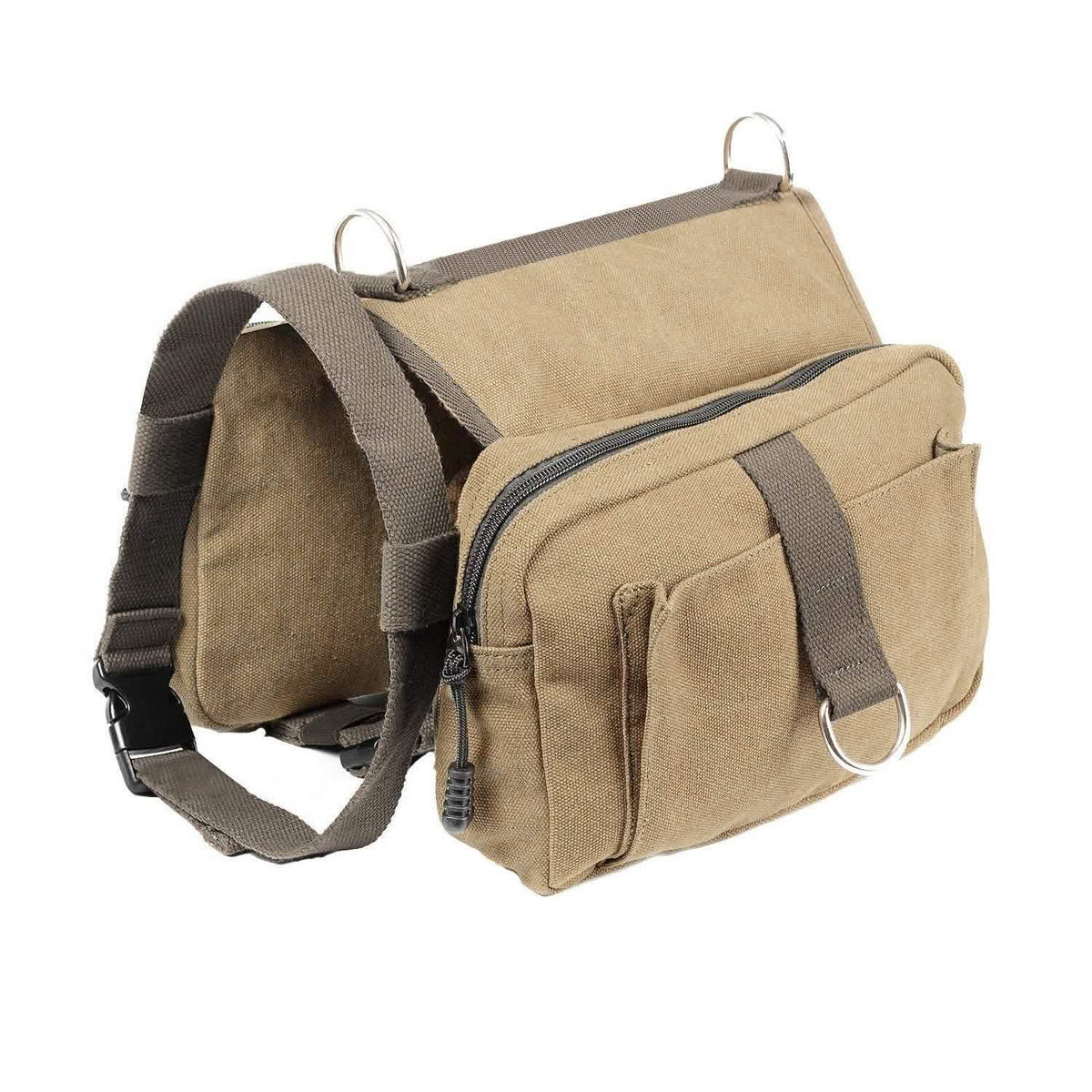 Pet Dog Backpack Hound Hiking Camping Saddle Bag Pet Supplies - Tophatter Daily Deals