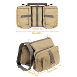 Pet Dog Backpack Hound Hiking Camping Saddle Bag Pet Supplies - Tophatter Daily Deals