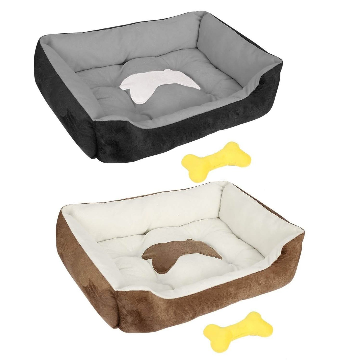 Pet Dog Bed Soft Warm Fleece Pet Supplies - Tophatter Daily Deals