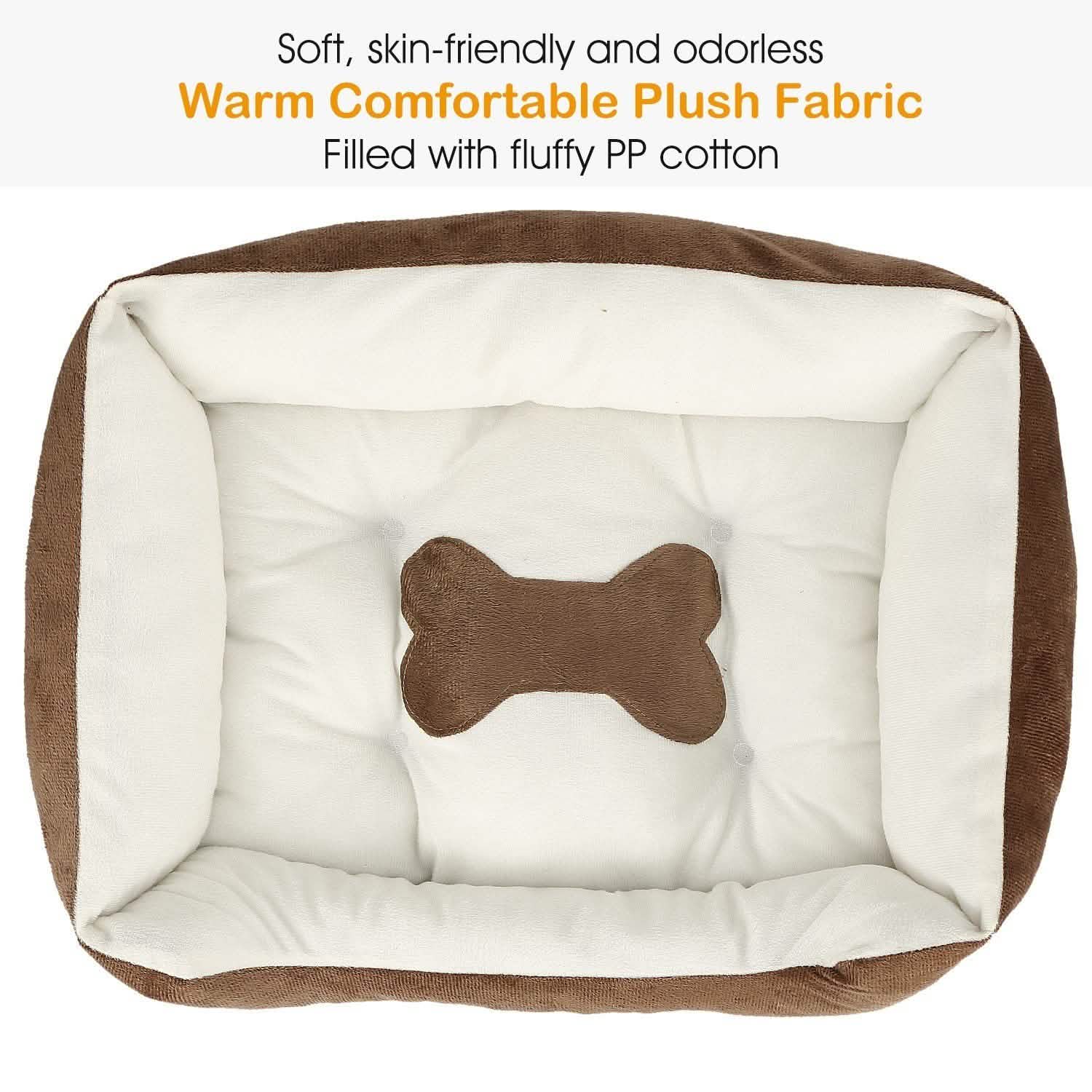 Pet Dog Bed Soft Warm Fleece Pet Supplies - Tophatter Daily Deals