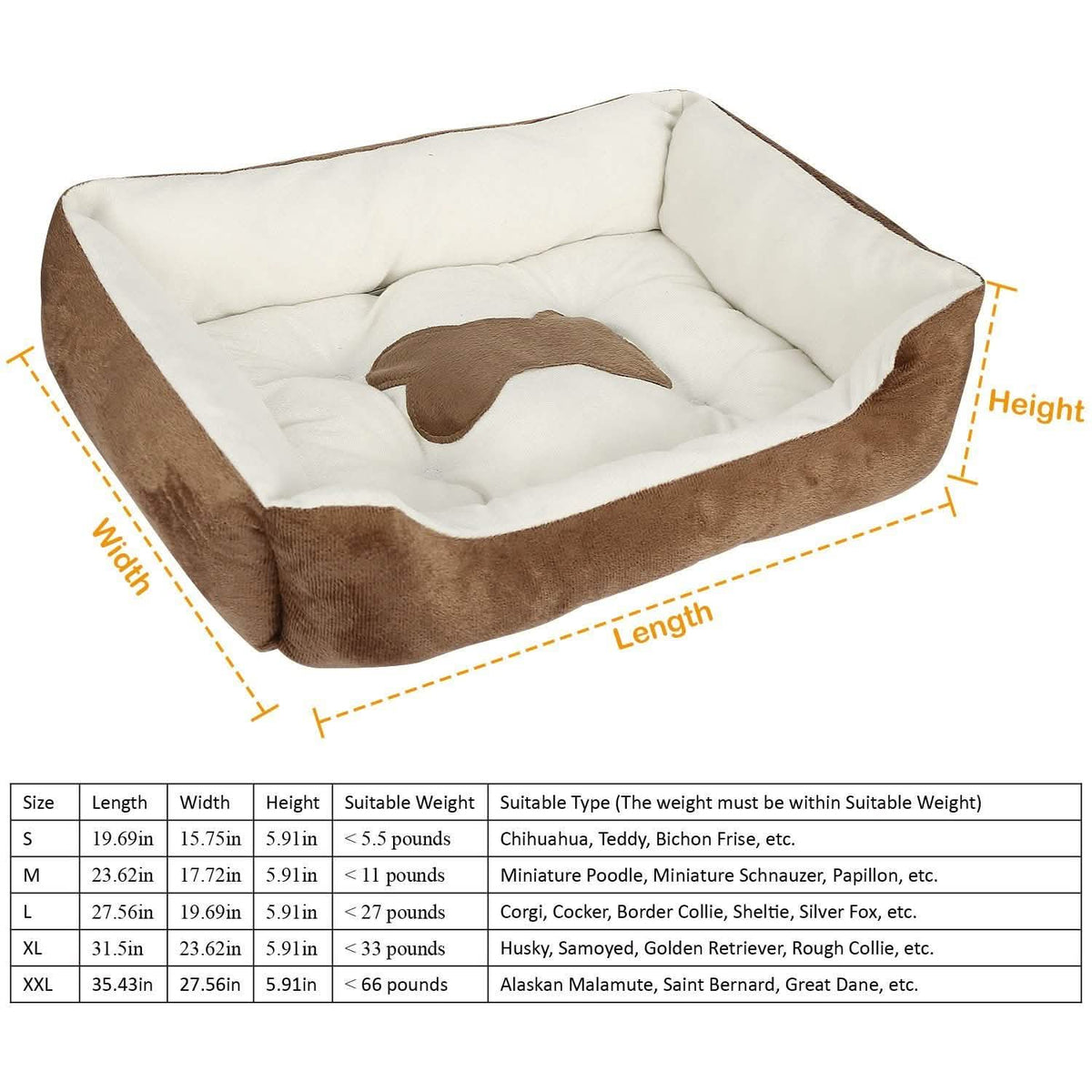 Pet Dog Bed Soft Warm Fleece Pet Supplies - Tophatter Daily Deals