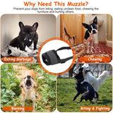 Pet Dog Muzzle Mask Adjustable Dog Mouth Cover Pet Supplies - Tophatter Daily Deals