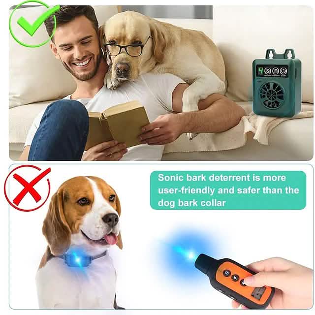 Pet Dog Ultrasonic Bark Control Device Pet Supplies - Tophatter Daily Deals