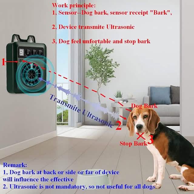 Pet Dog Ultrasonic Bark Control Device Pet Supplies - Tophatter Daily Deals