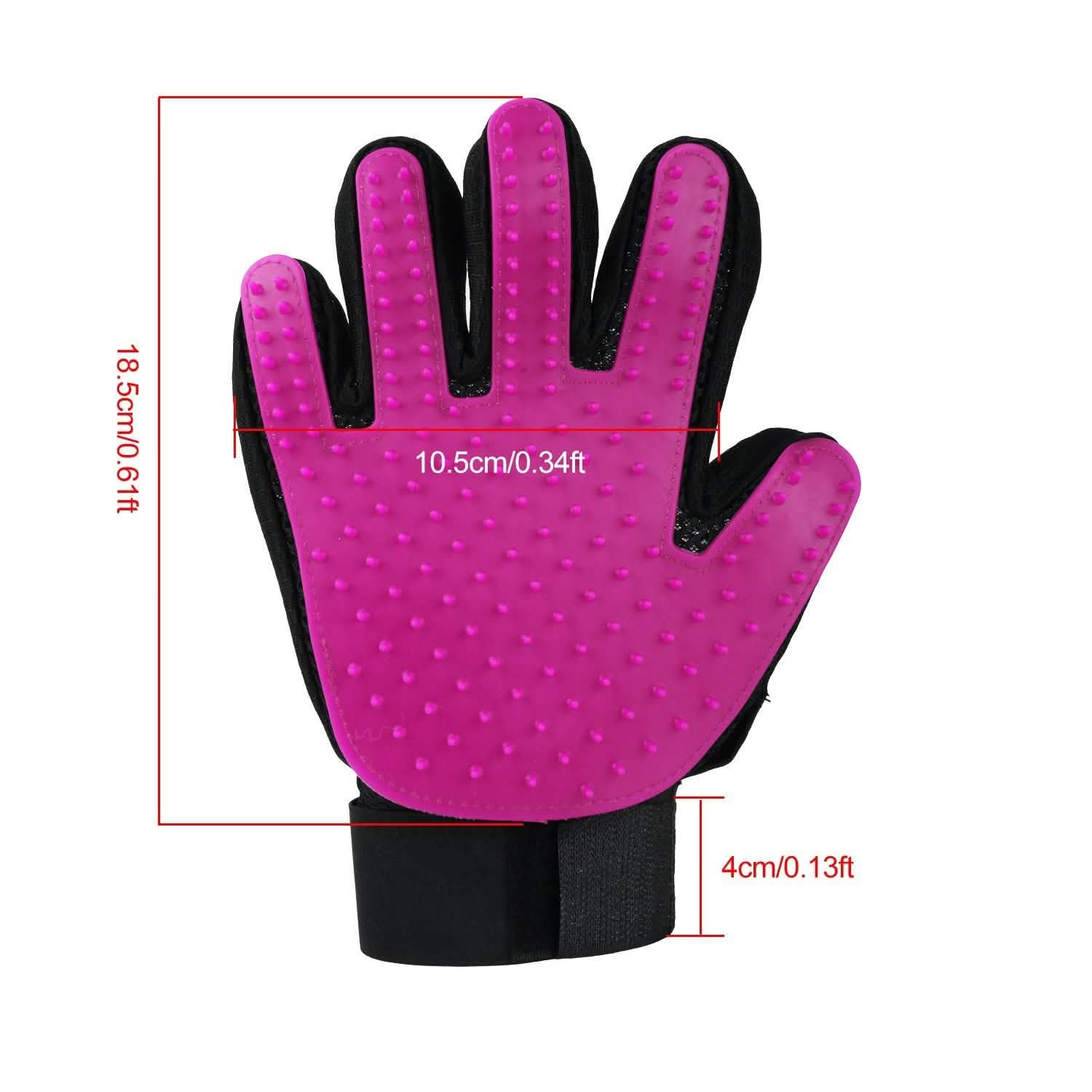 Pet Grooming Glove Pet Supplies - Tophatter Daily Deals