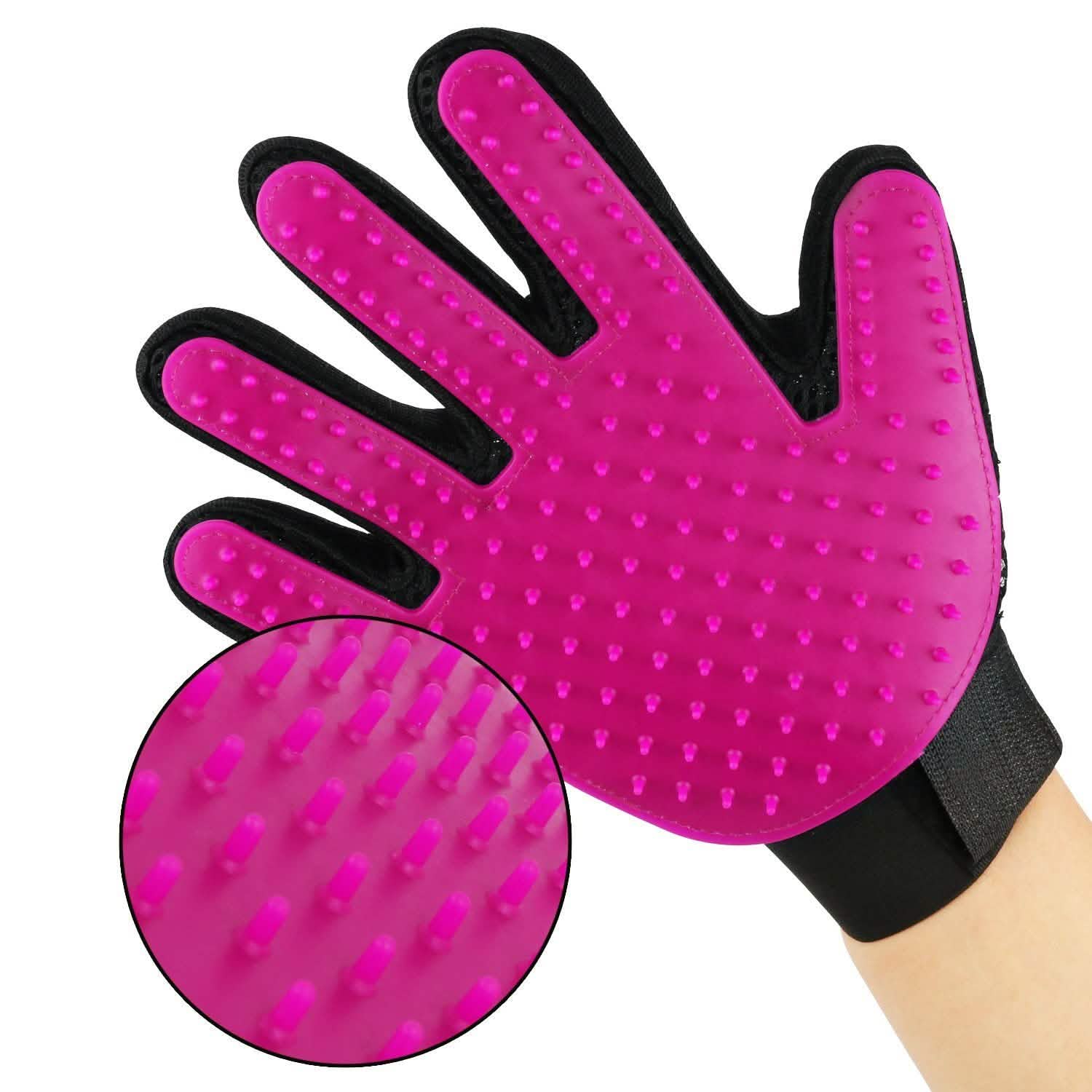 Pet Grooming Glove Pet Supplies - Tophatter Daily Deals