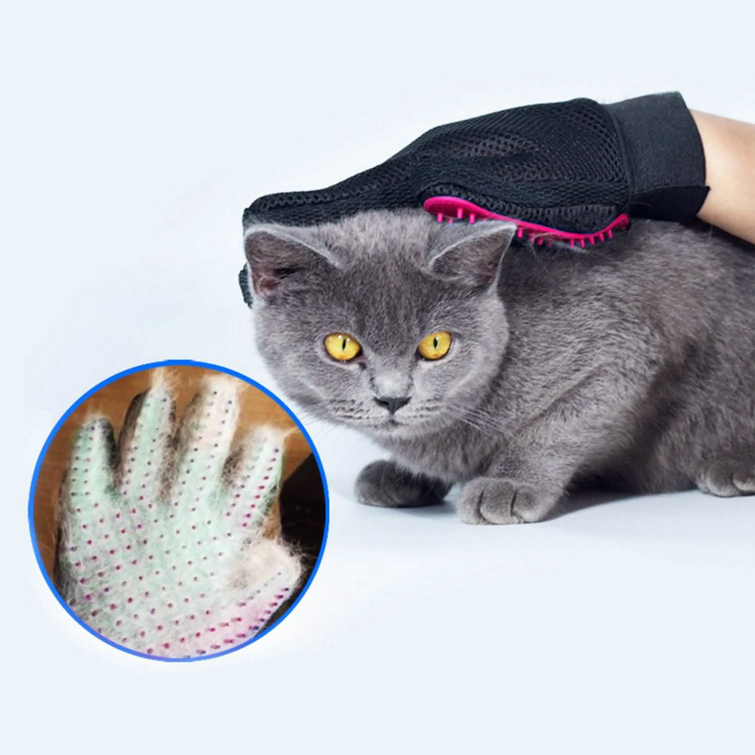 Pet Grooming Glove Pet Supplies - Tophatter Daily Deals