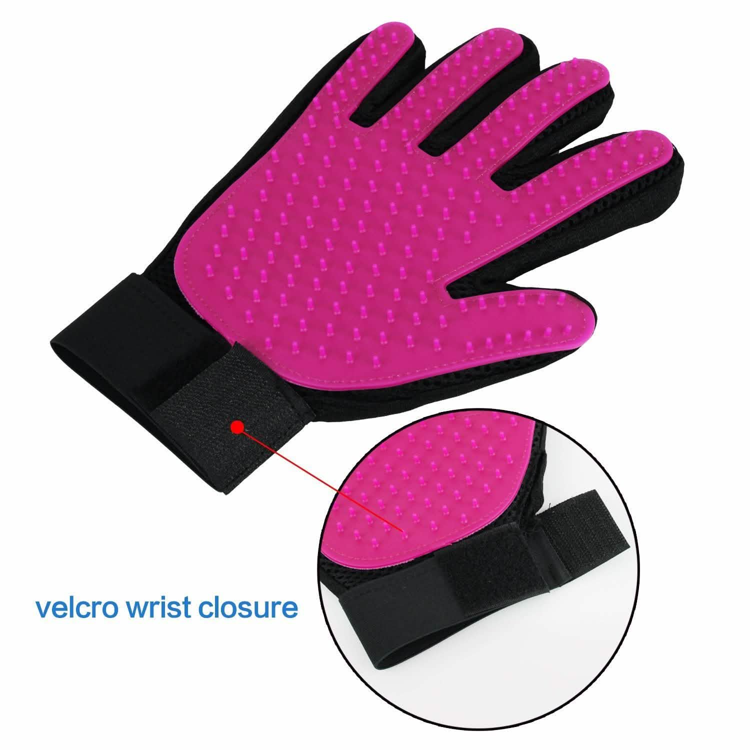 Pet Grooming Glove Pet Supplies - Tophatter Daily Deals