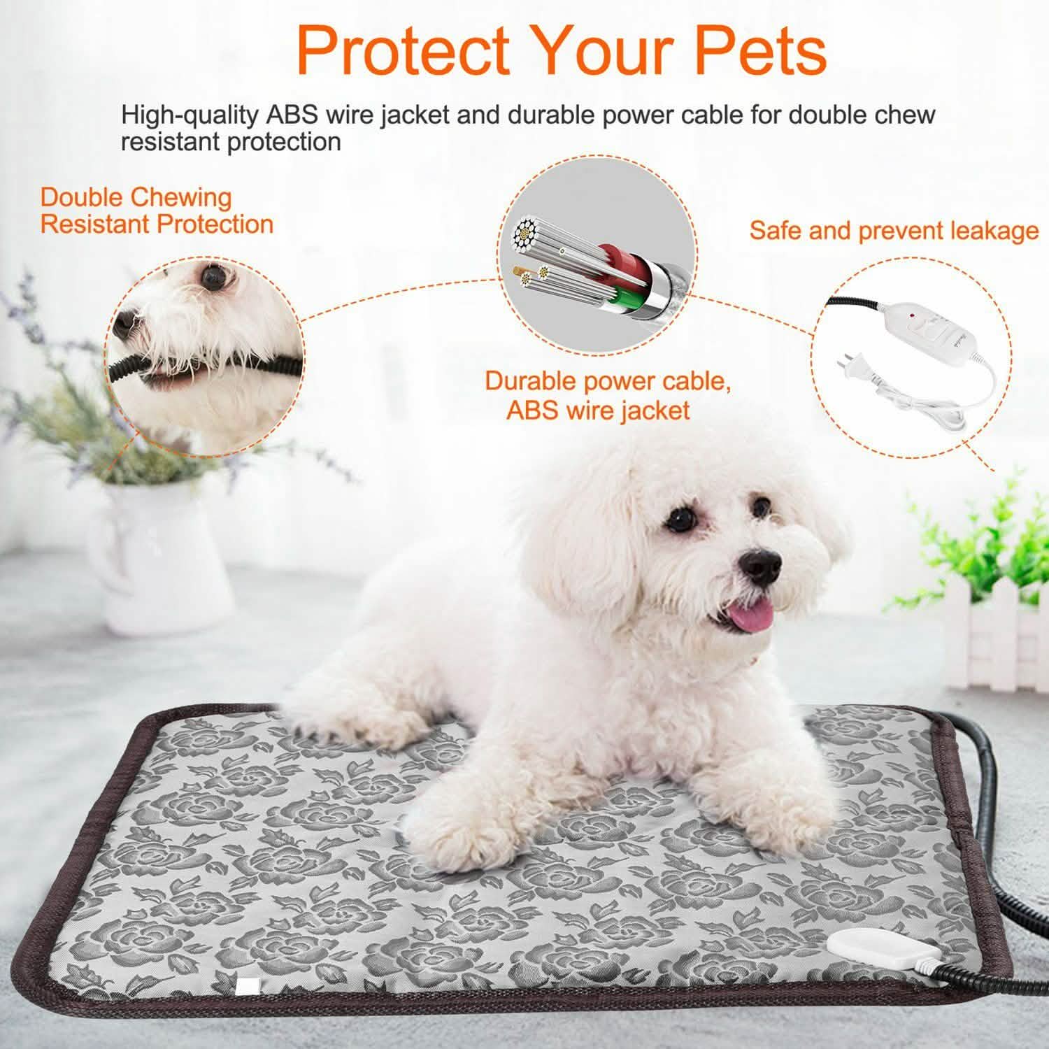 Pet Heating Mat Waterproof Adjustable Pet Supplies - Tophatter Daily Deals