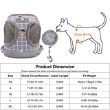 Pet Mesh Harness Dog Leash Puppy Vest Pet Leashes & Harnesses - Tophatter Daily Deals