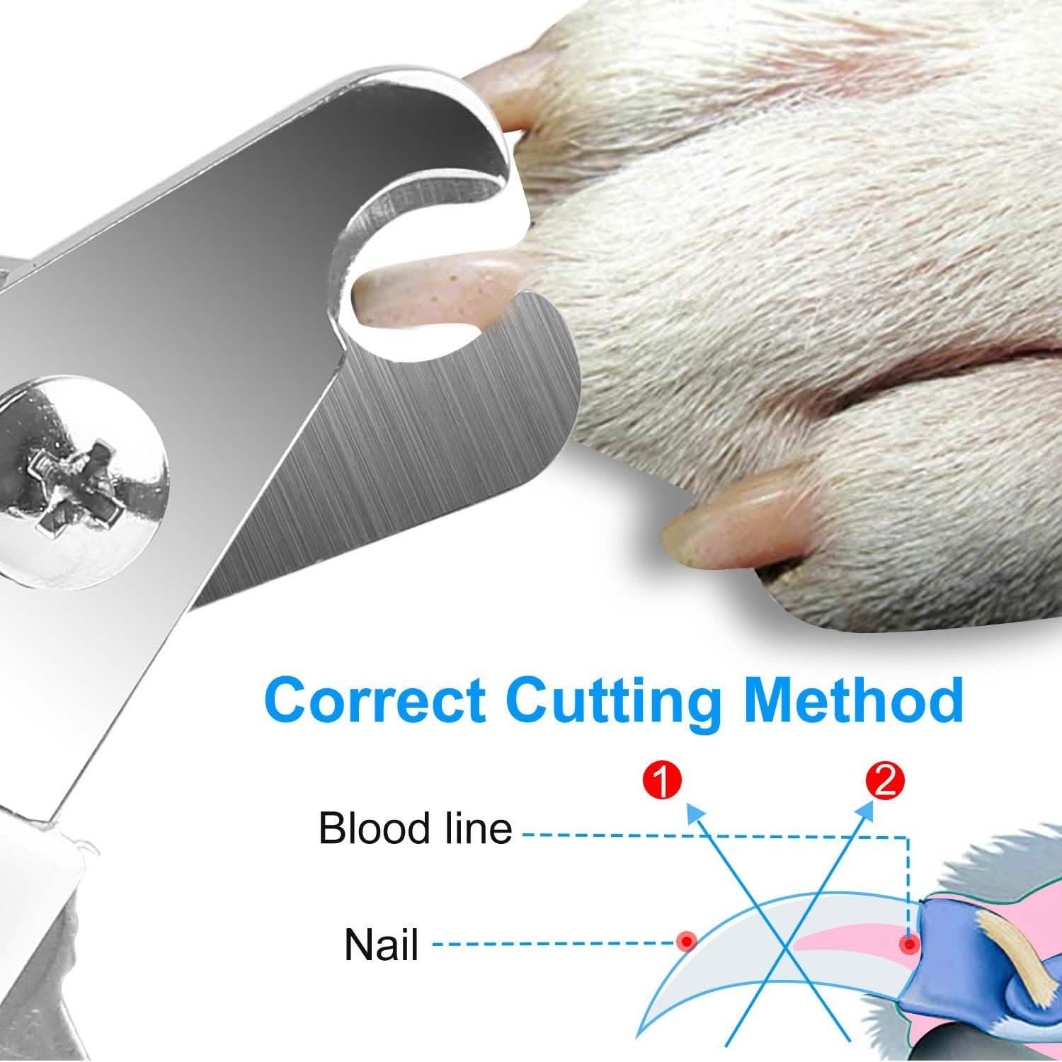 Pet Nail Toe Stainless Steel Trimmer with Nail File Pet Supplies - Tophatter Daily Deals