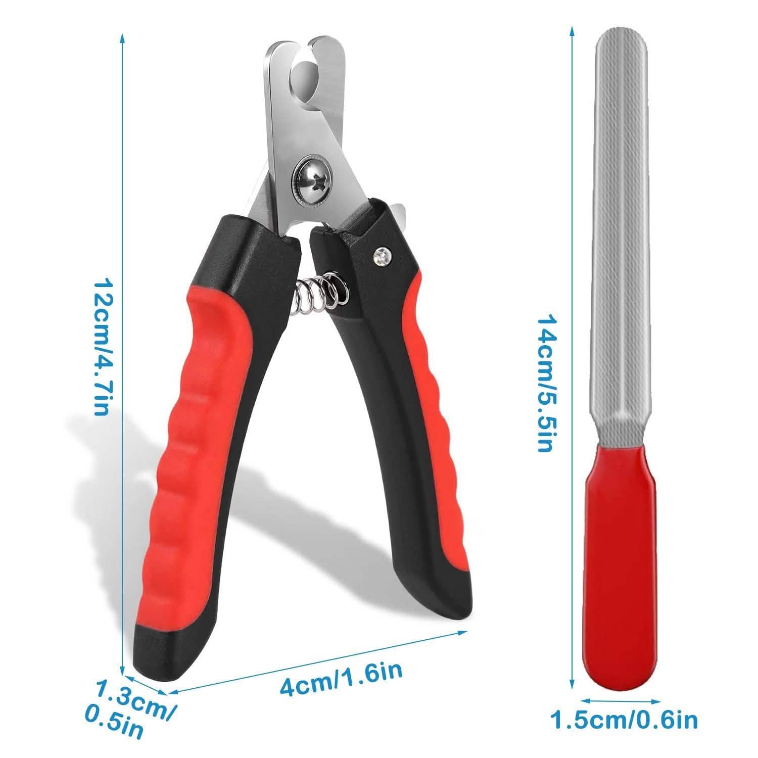 Pet Nail Trimmer with Safety Guard to Avoid Over-Cutting Nails Pet Supplies - Tophatter Daily Deals