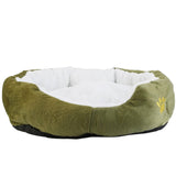 Pet Puppy Cat Soft Warm Fleece Bed Green Pet Beds - Tophatter Daily Deals