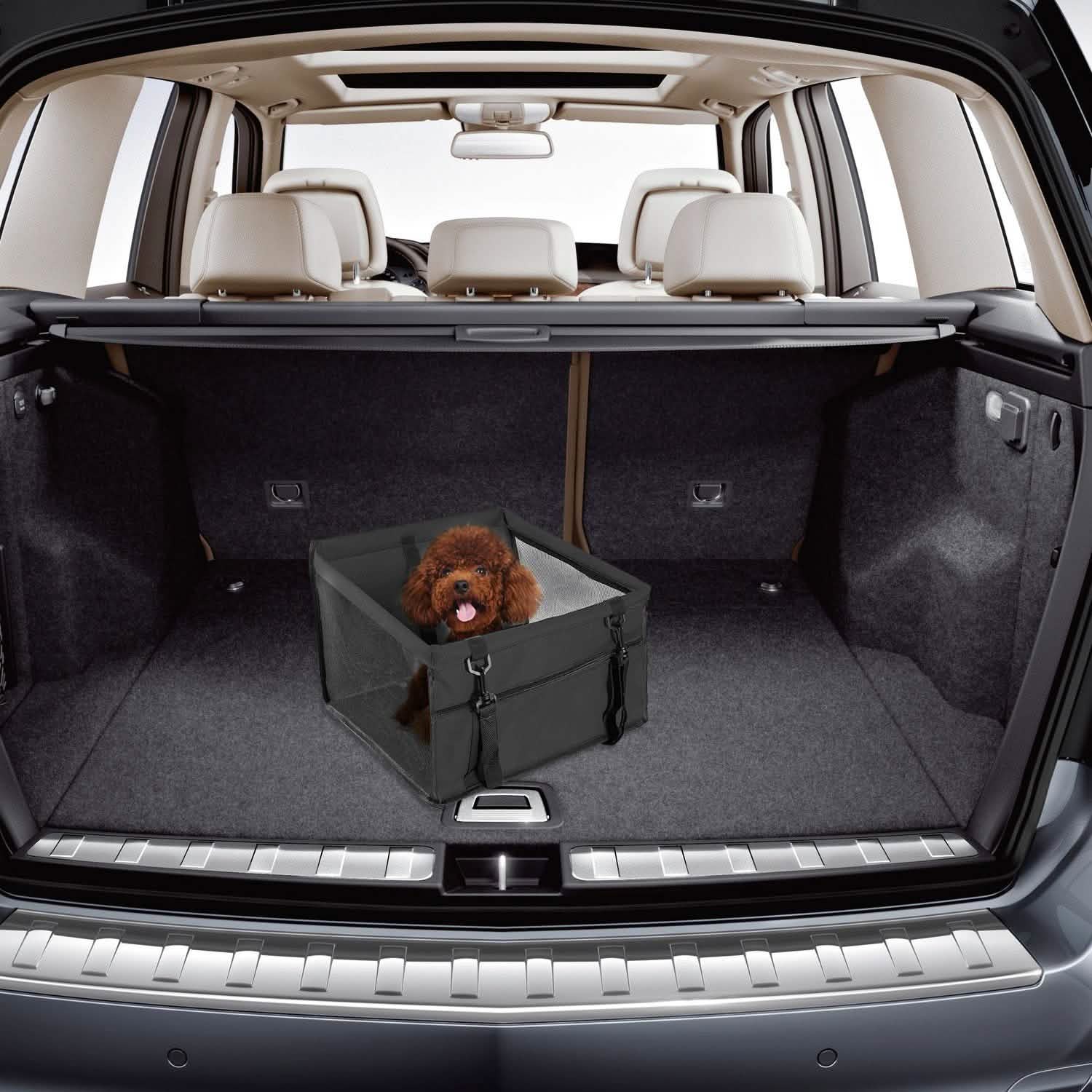 Pet Travel Carrier with Clip-On Safety Leash Zipper Storage Pocket for Pets up to 20lbs Pet Supplies - Tophatter Daily Deals