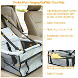 Pet Travel Carrier with Clip-On Safety Leash Zipper Storage Pocket for Pets up to 20lbs Pet Leashes & Harnesses - Tophatter Daily Deals