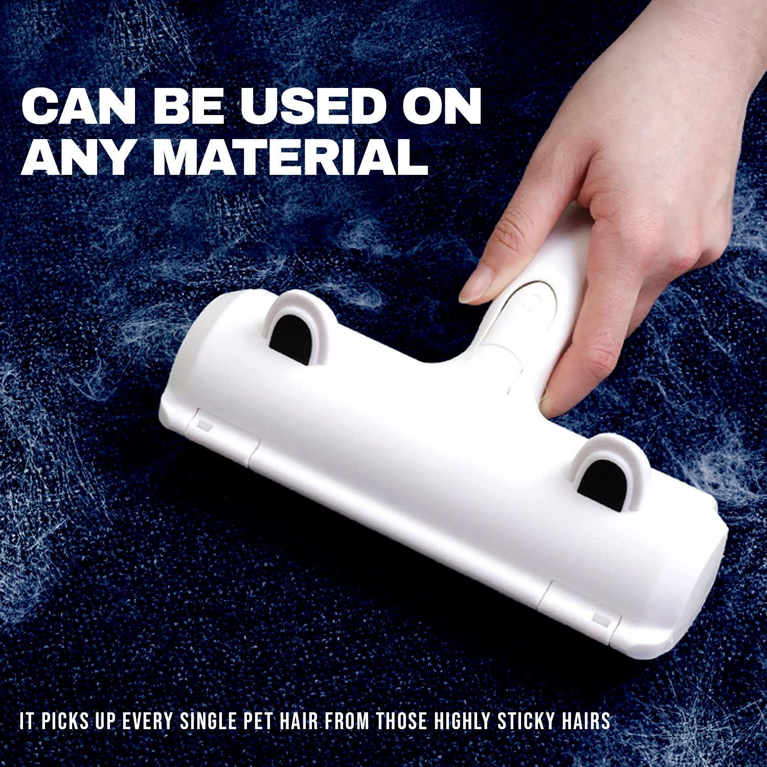 Pet Hair Remover Roller - Reusable Animal Hair Removal Brush for Dogs and Cats pet - Tophatter Daily Deals