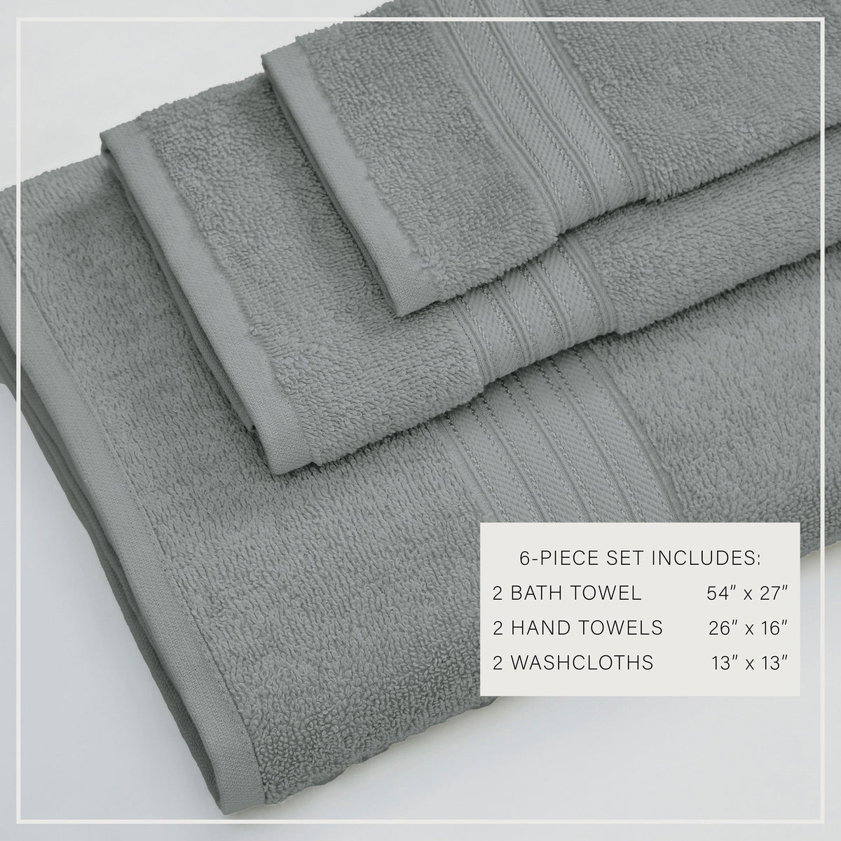 Cotton Terry Bath Towel Set - Cooper Collection Bath - Tophatter Daily Deals