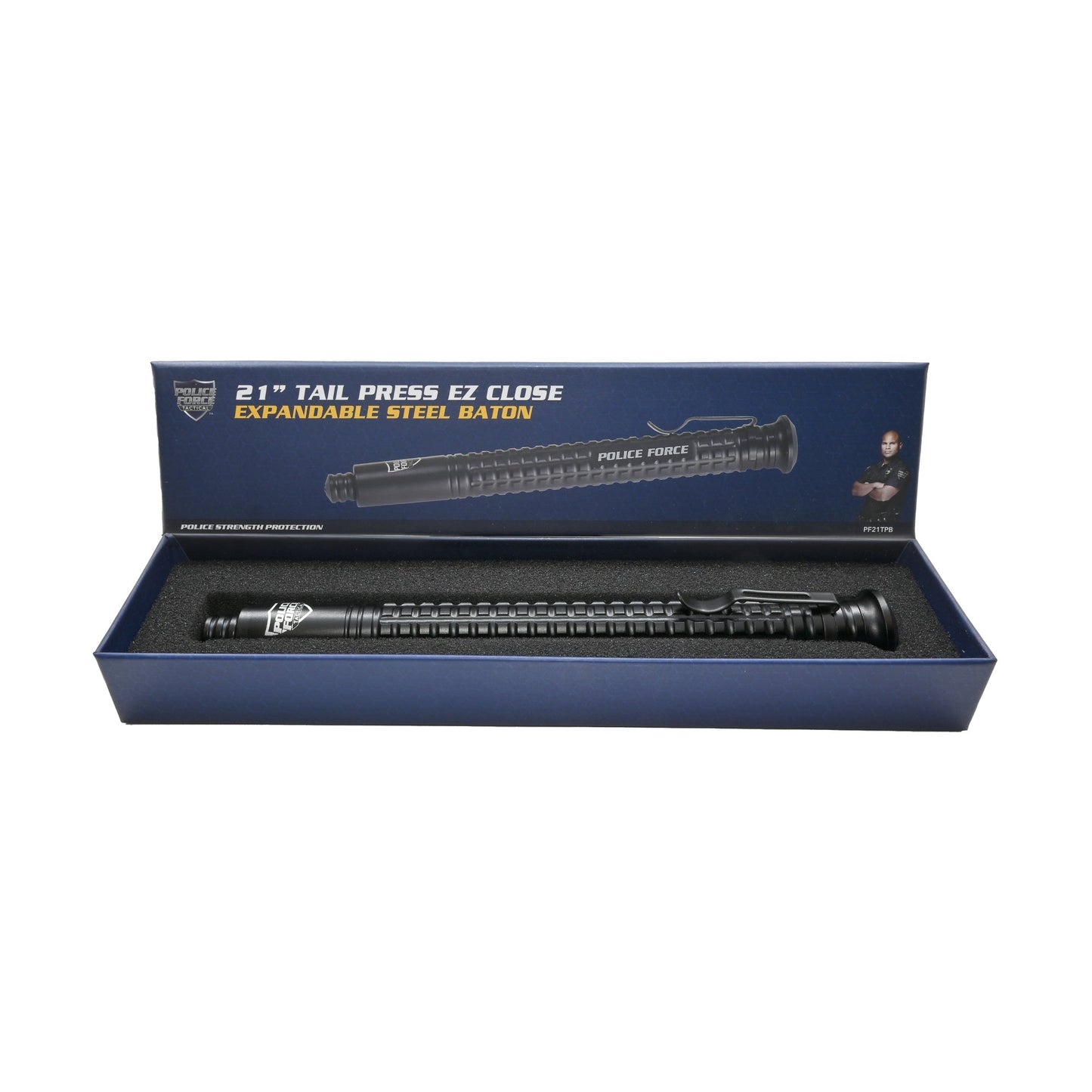 21" Tail Press EZ Close Baton Baton - Tophatter Daily Deals