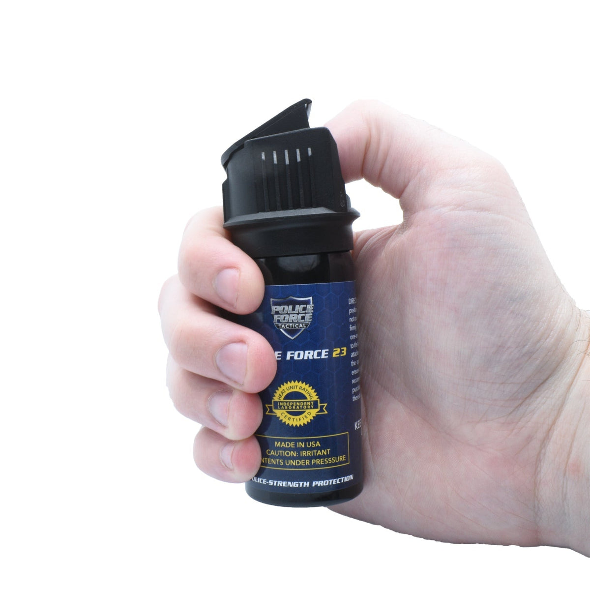 Police Force 23 Stream Pepper Spray Flip Top Pepper Spray - Tophatter Daily Deals