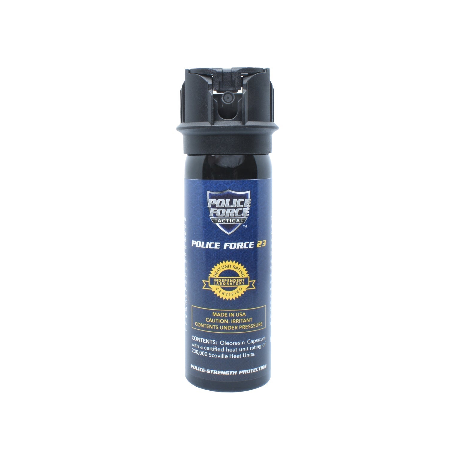 Police Force 23 Stream Pepper Spray Flip Top 3 oz Pepper Spray - Tophatter Daily Deals