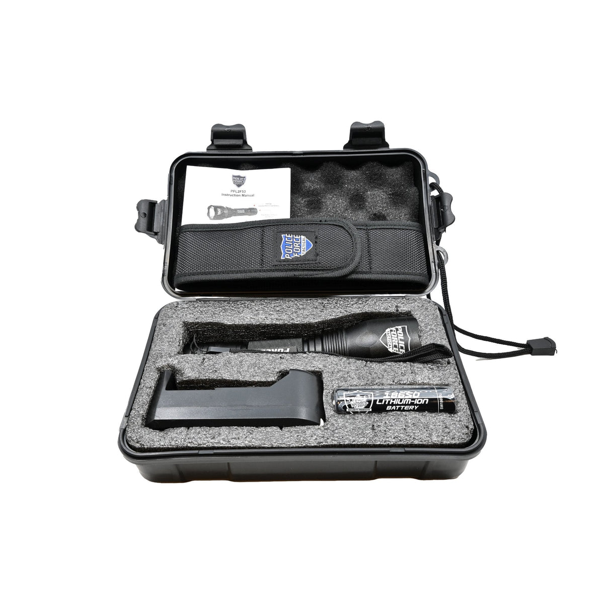 Tactical L2 LED Flashlight w/ Holster - Tophatter Daily Deals