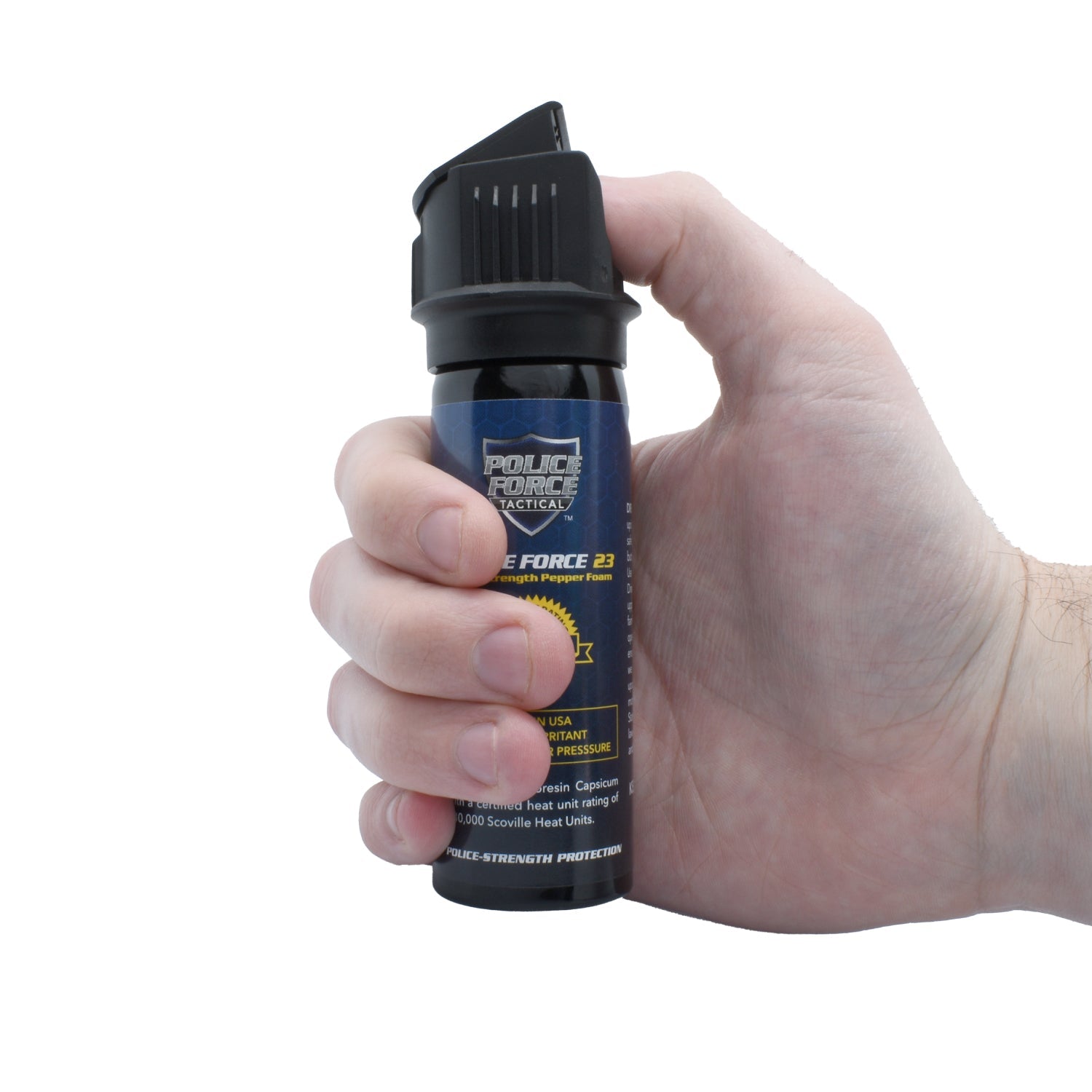 Police Force 23 Pepper Foam 3 oz Pepper Spray - Tophatter Daily Deals