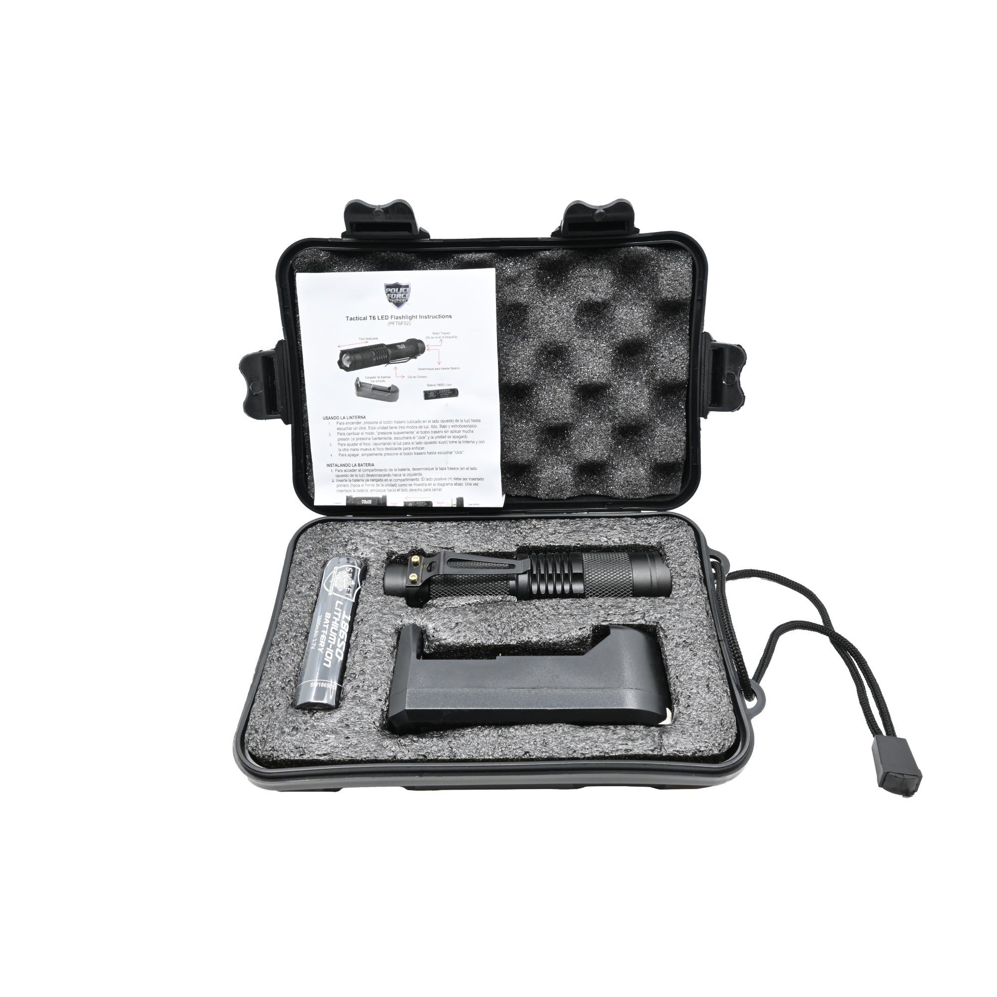 Tactical T6 LED Flashlight Flashlight - Tophatter Daily Deals