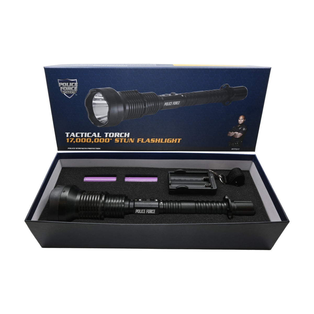 Tactical Torch Stun Flashlight 17,000,000 Stun Flashlight - Tophatter Daily Deals