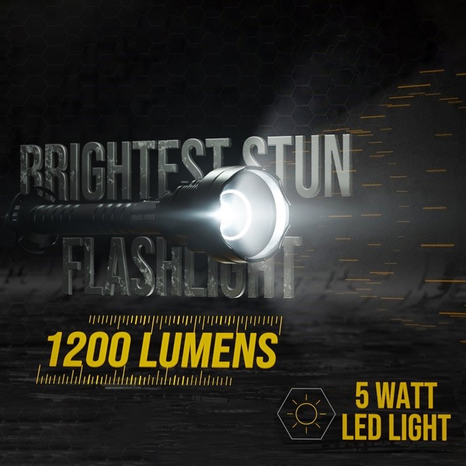 Tactical Torch Stun Flashlight 17,000,000 Stun Flashlight - Tophatter Daily Deals
