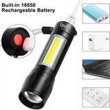 Tactical XPE/COB Mini Flashlight - Tophatter Daily Deals