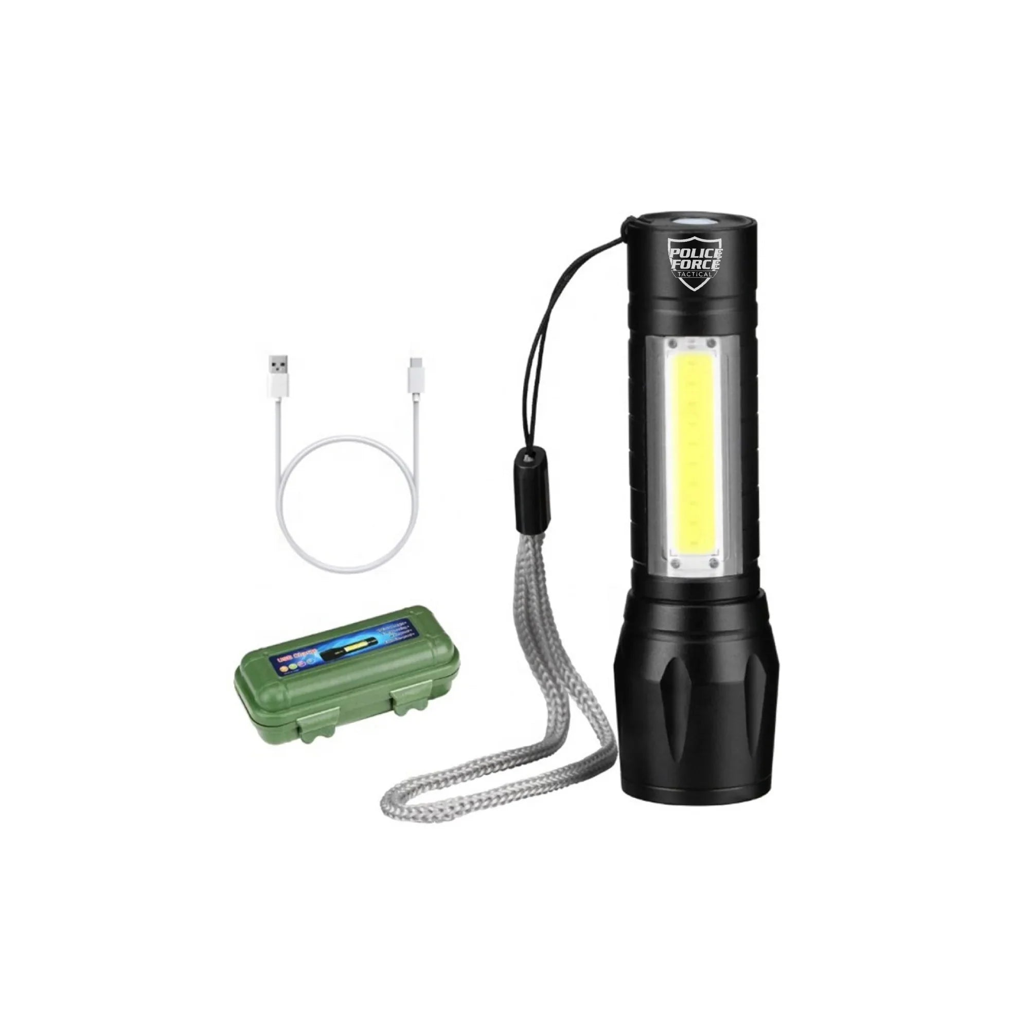 Tactical XPE/COB Mini Flashlight - Tophatter Daily Deals