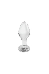 Adam & Eve - Pink Gem Glass Anal Plug - Assorted Sizes Sex Toy - Tophatter Daily Deals