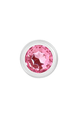 Adam & Eve - Pink Gem Glass Anal Plug - Assorted Sizes Sex Toy - Tophatter Daily Deals