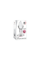 Adam & Eve - Pink Gem Glass Anal Plug - Assorted Sizes Small Sex Toy - Tophatter Daily Deals