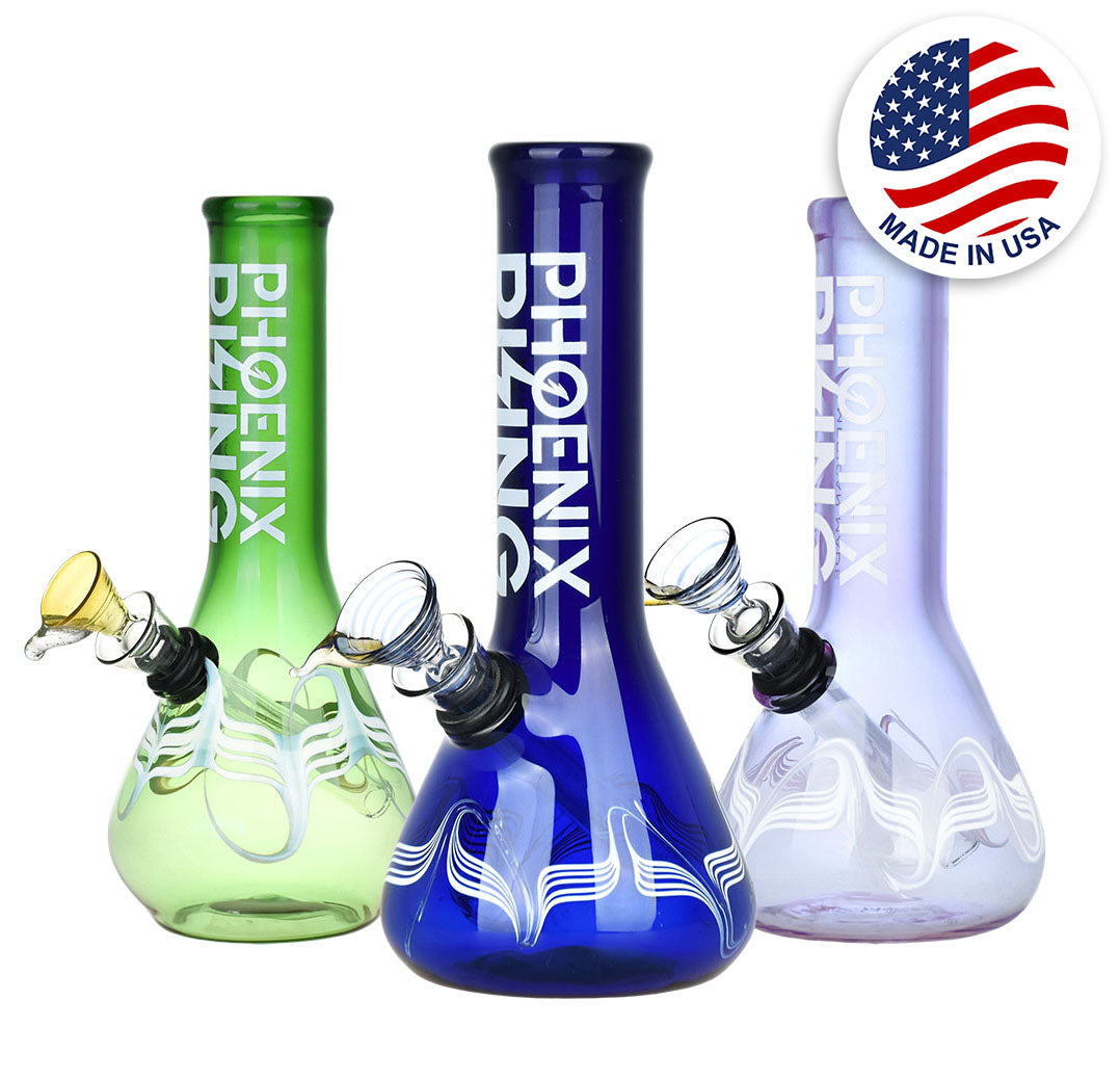 Phoenix Rising Beaker Base Bong Bongs - Tophatter Daily Deals