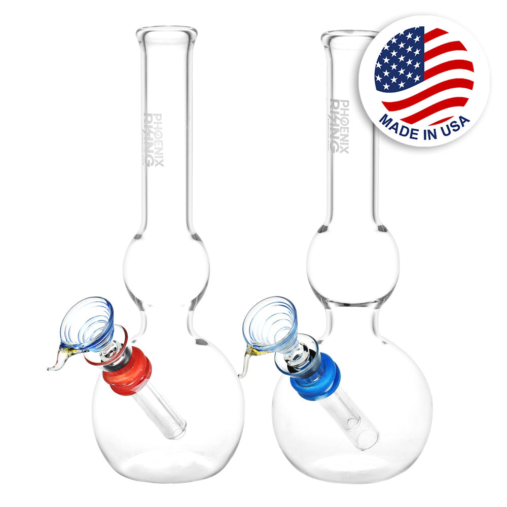 Phoenix Rising Classic Double Bubble Bong Bongs - Tophatter Daily Deals