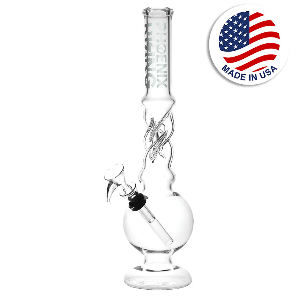 Phoenix Rising Twist Dome Base Bong Bongs - Tophatter Daily Deals
