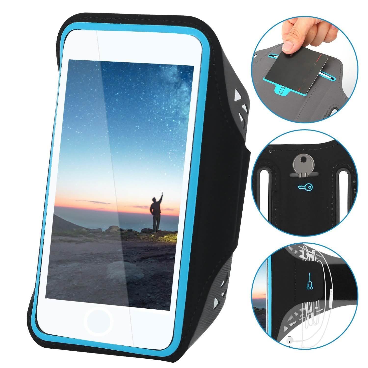Phone Armband Case Sweat Resistant Mobile Accessories - Tophatter Daily Deals