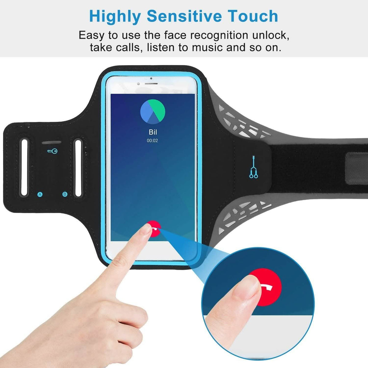Phone Armband Case Sweat Resistant Phone Cases - Tophatter Daily Deals