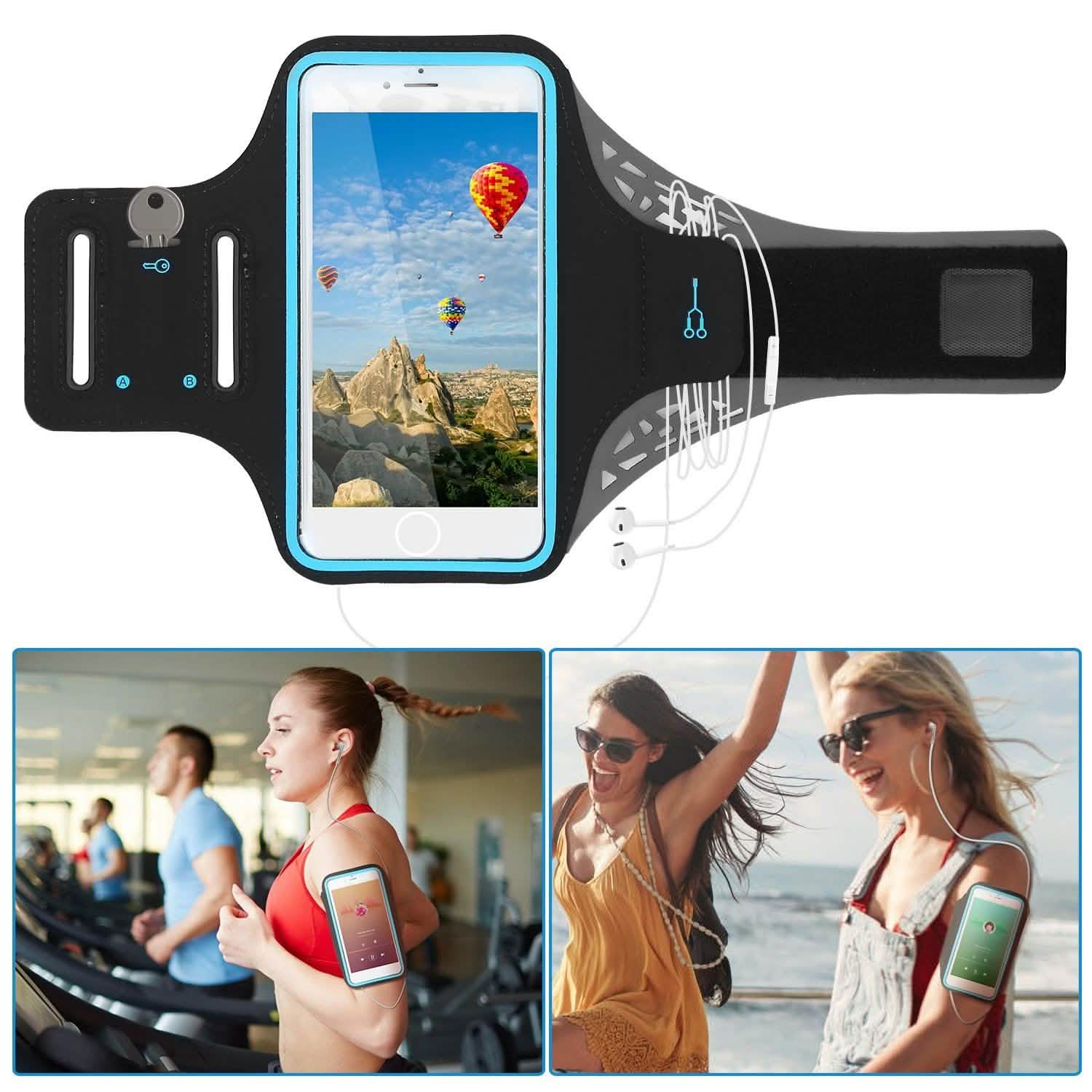 Phone Armband Case Sweat Resistant Mobile Accessories - Tophatter Daily Deals