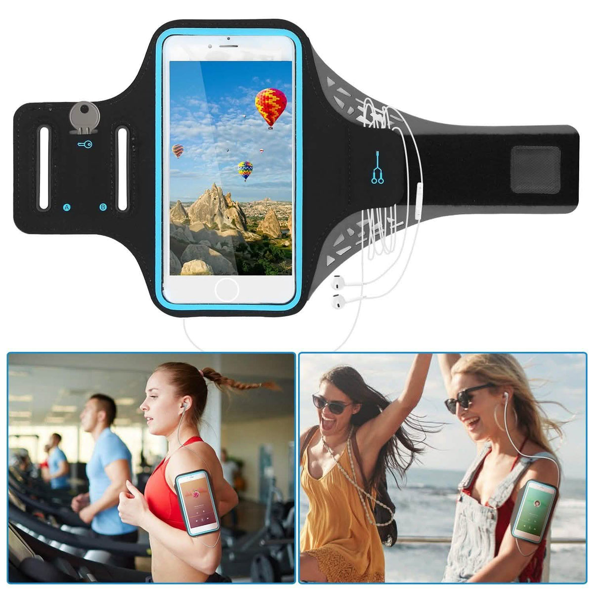 Phone Armband Case Sweat Resistant Phone Cases - Tophatter Daily Deals