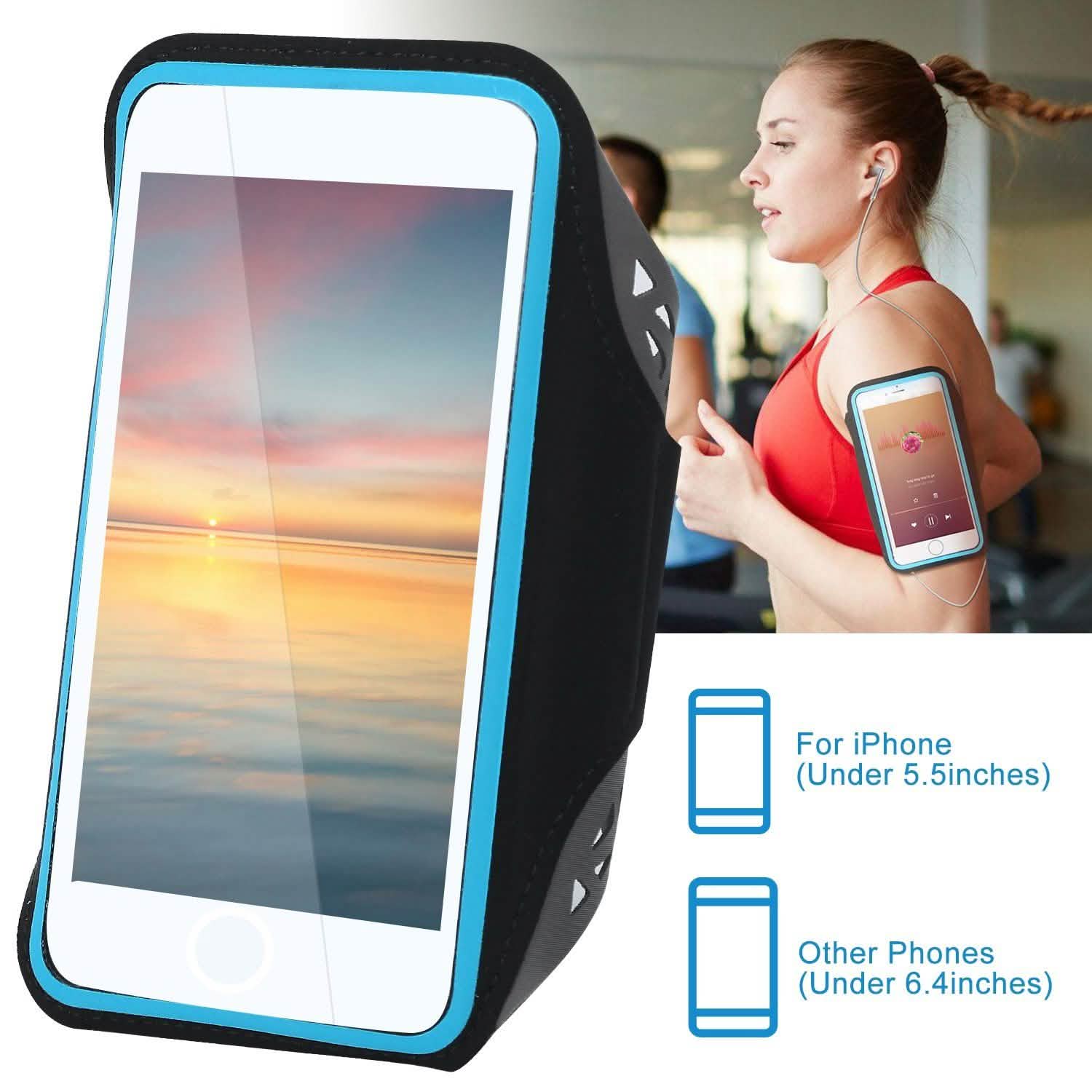 Phone Armband Case Sweat Resistant Mobile Accessories - Tophatter Daily Deals
